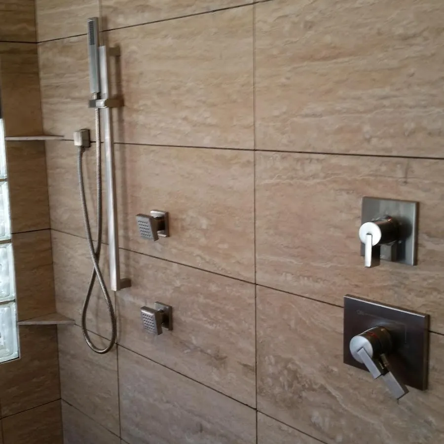 Shower fixture installation for Gas Line Repair in Armada